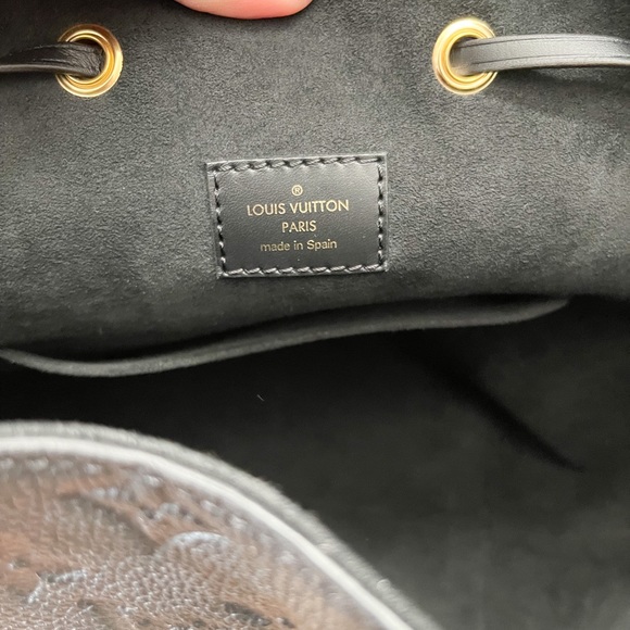 Louis Vuitton Empreinte Montsouris NM Black Leather Backpack - Picture 11 of 11